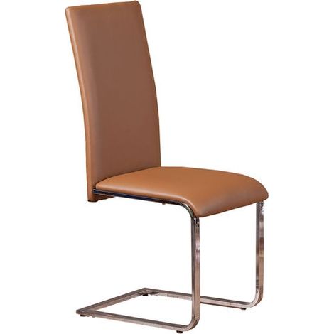 Chaise marron Alisa (1/3)