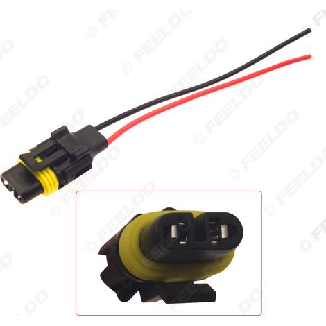 Câble adaptateur pour phares automobiles, connecteur de douille d'ampoule de phare 880, câble adaptateur pour feux antibrouillard LED HID