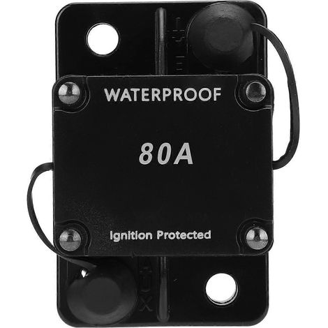Sicherungshalter mit automatischer Rückstellung, wasserdicht, automatischer Schalter, DC 12–24 V, HT-60880A
