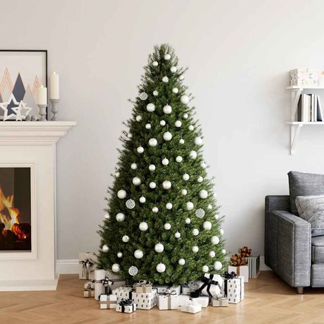 100-tlg. Weihnachtskugel-Set Weiß