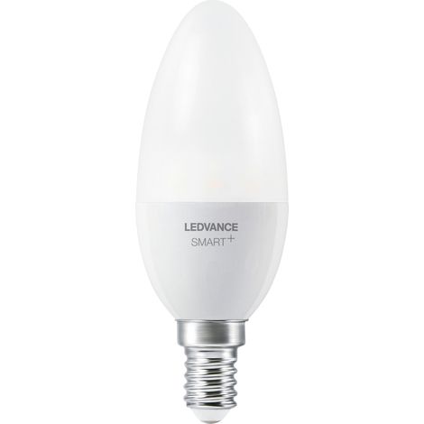 LEDVANCE 4058075729063 LED CEE F (A - G) E14 forme de flamme 4.9 W = 40 W blanc chaud (Ø x H) 39 mm x 39 mm 1 pc(s) X563182 (1/7)