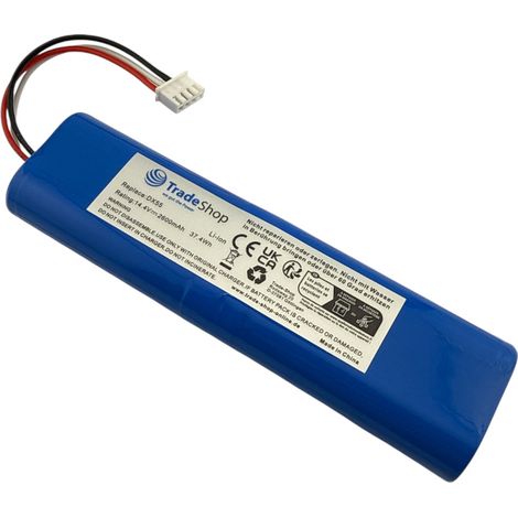 Trade-Shop Li-Ion Akku 14,4V / 2600mAh für Ecovacs T5 Plus, Deebot N5, N5 Go, N5 Hero, N5 Power, N8, N8+, N8 Pro, Ozmo SLIM10, SLIM11 Saugroboter