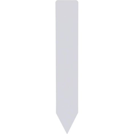 Lot 100 étiquettes plantes PP – 15x2.5cm – étanche réutilisable – blanc – outils jardinage
