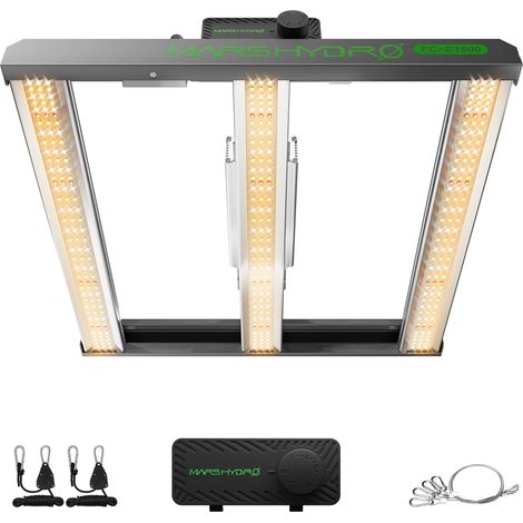 MARS HYDRO LED Pflanzenlampe FC-E1500 150 Watt Vollspektrum Pflanzenlampe für den Innenbereich