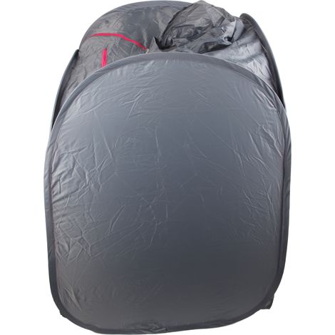 Cabine de sauna vapeur portable pliable avec machine à vapeur 2L, pour usage domestique, prise UE 220V, kit complet de sauna à domicile. (1/5)