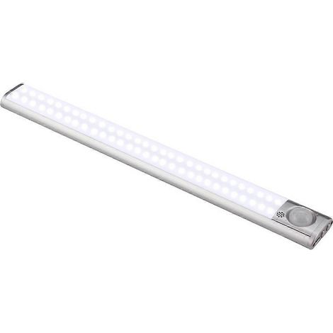 lampe multifonction à détecteur de mouvement infrarouge pour couloir de dressing-22X4CM-Silver (1/2)