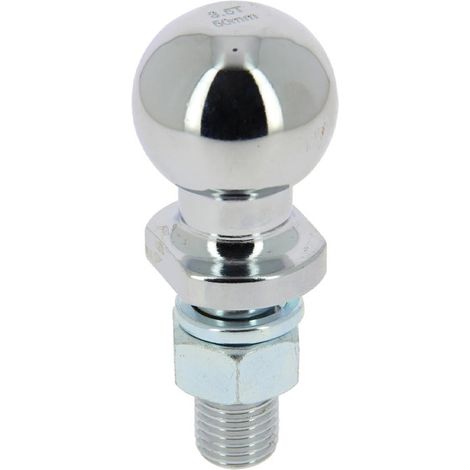 Boule d'attelage droite 50mm – Fixation sécurisée M20 – Charge max 1500 kg – Installation facile avec écrou et rondelle – Xl Perform Tools (1/3)