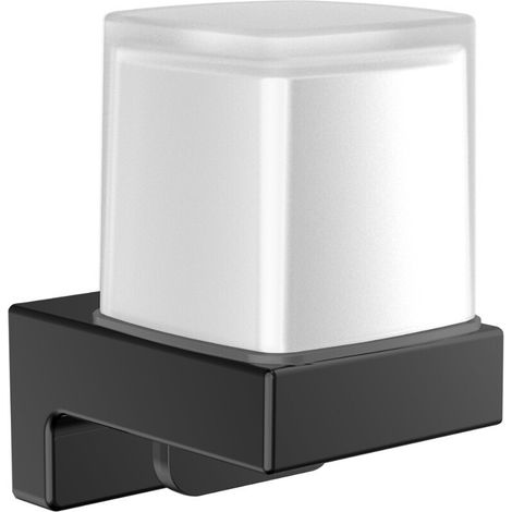 dispensador de jabón líquido emco cue, satinado, negro, 322113300 (1/4)
