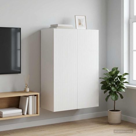Armoire Murale Blanc brillant 66 x 34,5 x 90 cm vidaXL