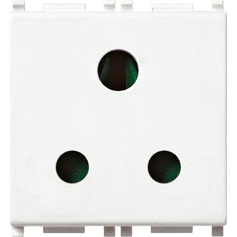 VIMAR - 14214 SICURY 2P+T 5A Prise anglaise, blanche