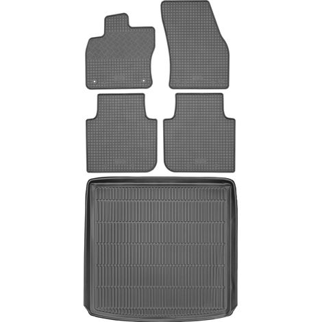 Volkswagen Tiguan Allspace SUV de 2017 (JUEGO) - Alfombrillas de goma para coche + alfombrilla para maletero