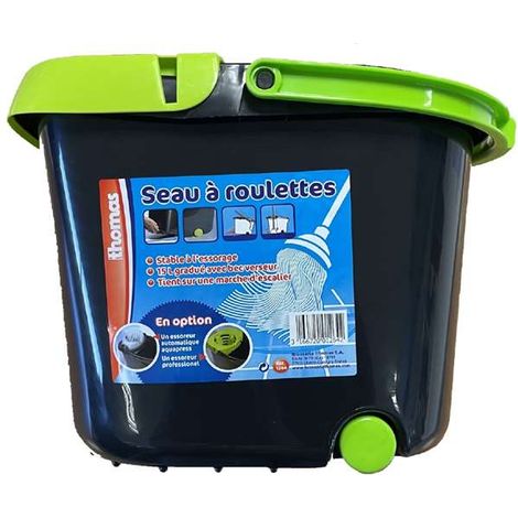 Seau pro 15L a roulette aquapress - Lot de 16 - Thomas Brosserie