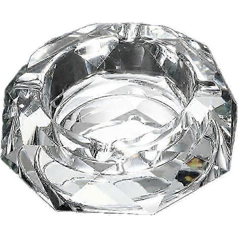 Cendrier en cristal de 10 cm pour la décoration de la maison, du bureau ou de l'hôtel - Accessoire décoratif moderne pour clubs et karaokés (1/5)