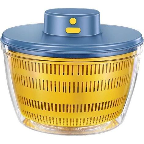 Essoreuse à Salade électrique Rechargeable Passoire Automatique de Grande Contenu à séchage pour Salade, Bleu [640]