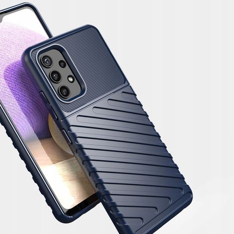 Custodia protettiva flessibile Thunder Case per Samsung Galaxy A72 4G, colore blu. (1/5)
