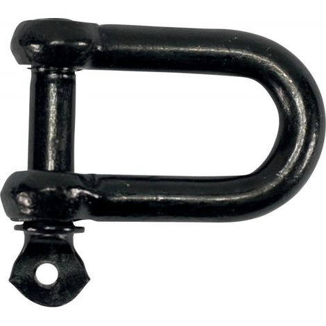 Grilli, Dritto, Galvanizzato Nero Zincato 6,0 Millimetri-1/4 "(100) (1/3)
