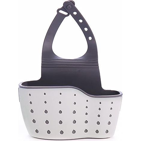 Porte-Éponge pour Évier de Cuisine,Panier Suspendu de Type Égouttoir,Égouttoir Panier Suspendu,Évier Étagère de Rangement,Porte Éponge de Rangement,pour Stockage de Cuisine,Support de Vidange (1/5)