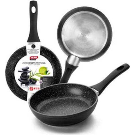 Ibili 440020 Bratpfanne Natura 20 cm Antihaftbeschichtet Langlebig