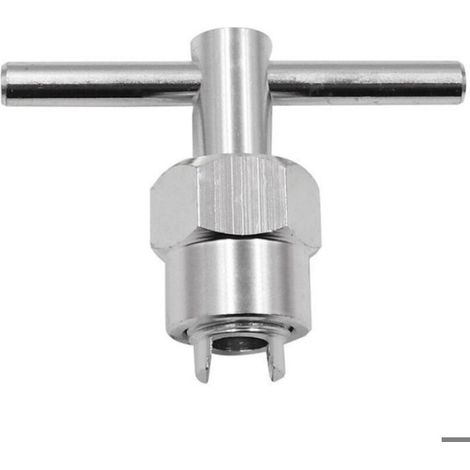 Clé À Robinet - Alliage D'aluminium Galvanisé - Pour Réparation Évier Et Robinet Salle De Bain - 1 Pièce (1/4)