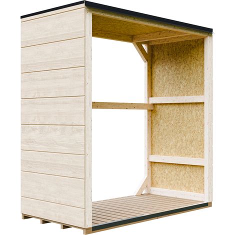 Holzschuppen für den Außenbereich 1,14 m² - 75 x 153 x H159 cm - M980-1