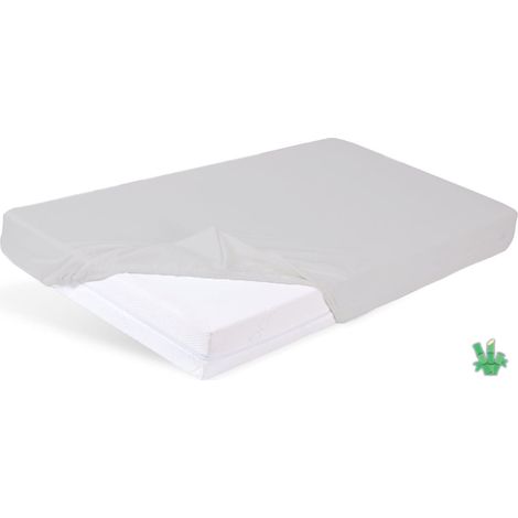 Lenzuolo BAMBÙ con elastico 110x190, 120x200x20, grigio42, MATEX (1/5)