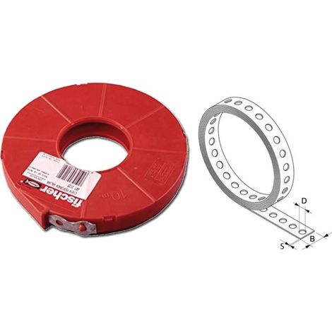 Fischer CP-10 H Lochband aus verzinktem Eisen 15051