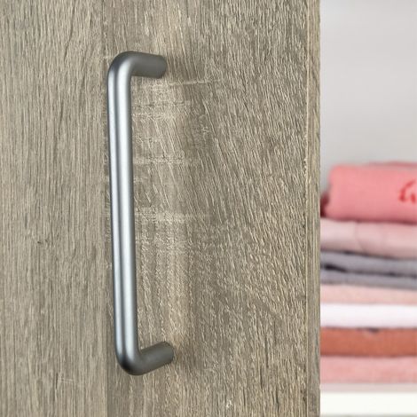 Ouvre&Déco – Poignée de meuble FIL, métal nickel satiné entraxe 128 mm