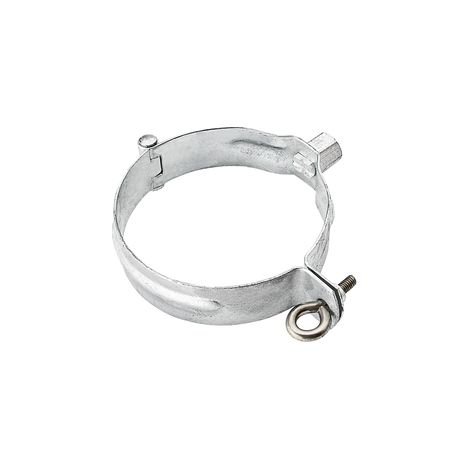 GRÖMO® Verzinkte Fallrohrschelle ø150 mit Gewindemutter M10, 50229