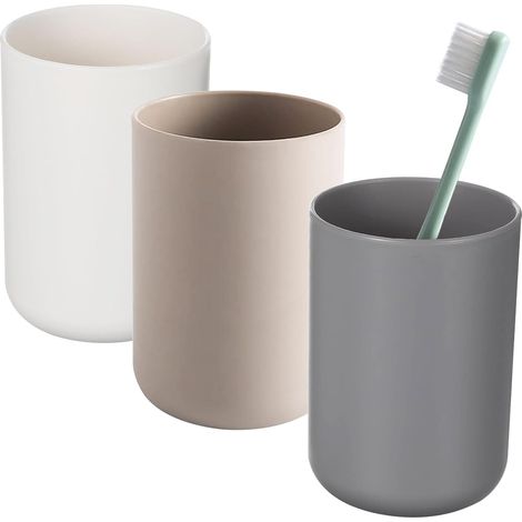 (3-teilig) 300-ml-Zahnbürstenhalter, Zahnbürsten- und Zahnpastahalter, für Badezimmeraccessoires, Reisen (1/5)