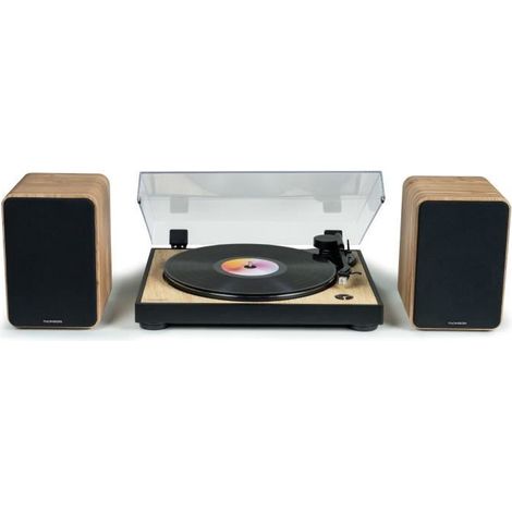 ¿Estás buscando un sistema de audio estéreo Los altavoces de estantería Thomson combinan diseño, rendimiento acústico y versatilidad. Ya sea que se u (1/5)