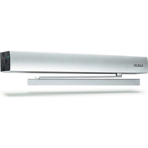Geze – Accionamiento electromecánico para puerta batiente – 230 V AC – Ancho de puerta 1100mm – Modo automático y bajo consumo (1/3)