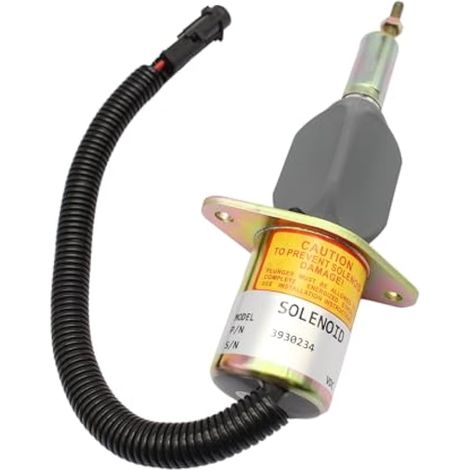 Électrovanne d'arrêt 24 V SA-4335-24, 3930234, 87420951 pour excavatrice CMI 6CT 8.3L R290 PC300-7 PC350-7 PC360-7 (1/5)