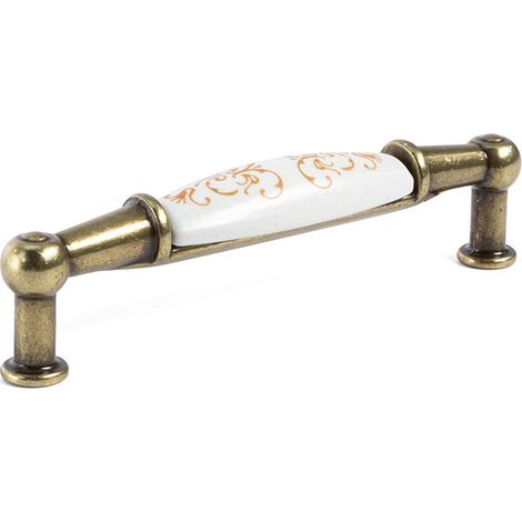 GIUSTI pomo de porcelana - giusti acabado bronce distancia 96