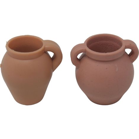 Anfore in Plastica color Terracotta per Presepe 86101