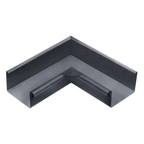 GRÖMO ALUSTAR Rinnenwinkel Anthrazit kastenförmig Inneneck 90° 250, TX (strukturiert), 88051 (1/2)