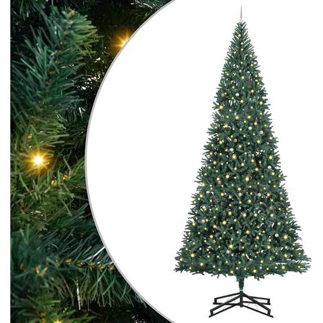 Albero di Natale Artificiale Pre-illuminato con Set di Palline vidaXL (1/5)