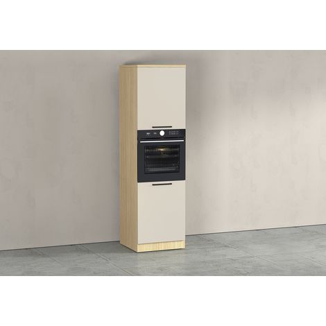 Colonne de cuisine pour four moderne cachemire/chêne Louna (1/5)