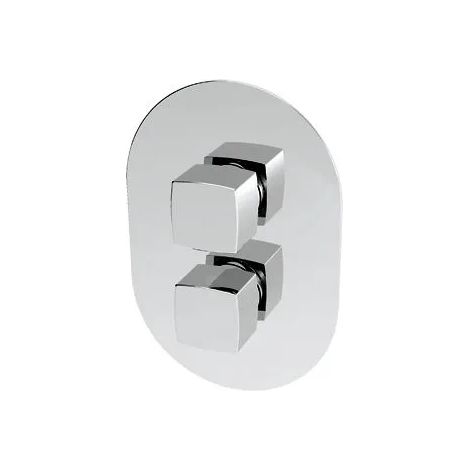 Bristan Rare Rubellite Concealed Thermostatic Shower Valve Dual Control Recessed