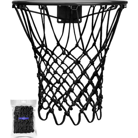 Filet de Basket-Ball - 1 Pièce - Nylon Résistant - Anti-Enchevêtrement - Extérieur et Intérieur - Standard 53,3 cm (1/5)