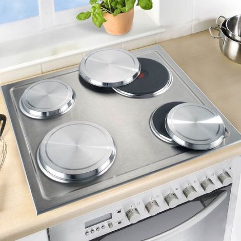 Ensemble de 40 plaques de cuisson rondes pour plaques standard. Comprend 2 plaques de 21 cm et 2 plaques de 17 cm, couleur argent. (1/2)