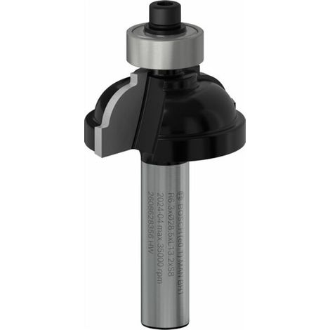 Fraiseuse à bordure E, 8 mm, R1 6,3 mm, D 28,5 mm, L 13,2 mm, G 54 mm (1/5)