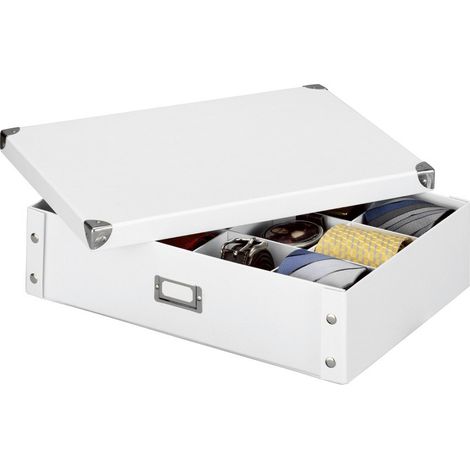 ZELLER Krawatten- und Gürtelbox, Pappe