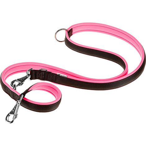 Ferplast ERGOFLUO GA Laisse de dressage pour chiens. Variante GA15/200 - Misure: 15 mm x L 200 cm - Fuchsia (1/5)