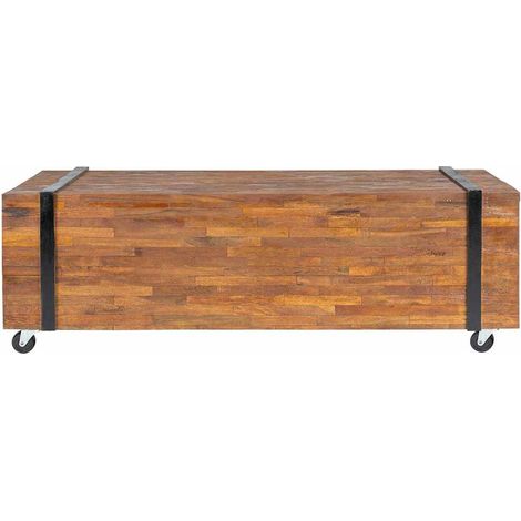 Maison Exclusive - Table basse 110x45x38 cm bois de teck solide (1/5)