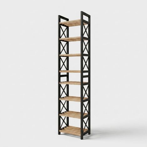 Scaffale salvaspazio multiuso in plastica wood Mini Flower 8