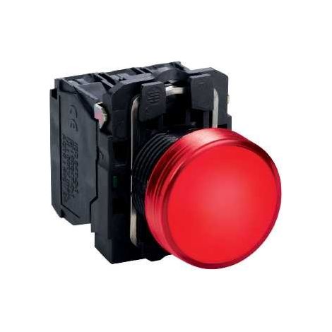 Harmony voyant rond Ø22 - IP66 - rouge - LED intégrée - 24V  - XB5AVB4