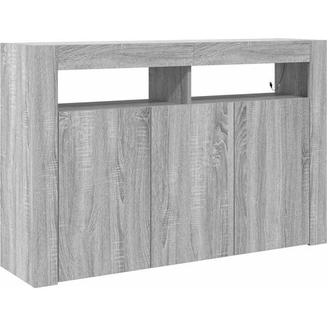 Maison Exclusive - Aparador Gris Sonoma 116 x 30 x 75 cm Madera d