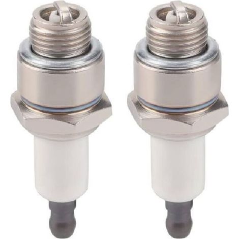 Set di 2 candele RJ19LM per Briggs & Stratton 796112, 802592, 5095D Champion J19LM (1/5)