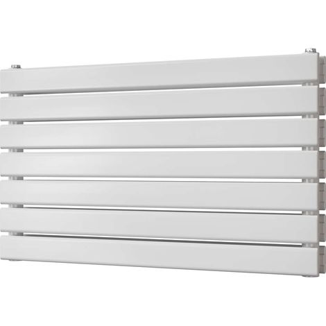 Typhoon Axis - White Horizontal Radiator H476mm x W800mm Double Panel
