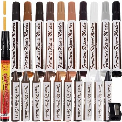 Online Store - Kit de réparation pour bois TG - 21 pièces multicolores (1/5)